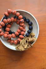Load image into Gallery viewer, Black Terracotta Stripe