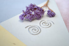Load image into Gallery viewer, Silver Spirals

