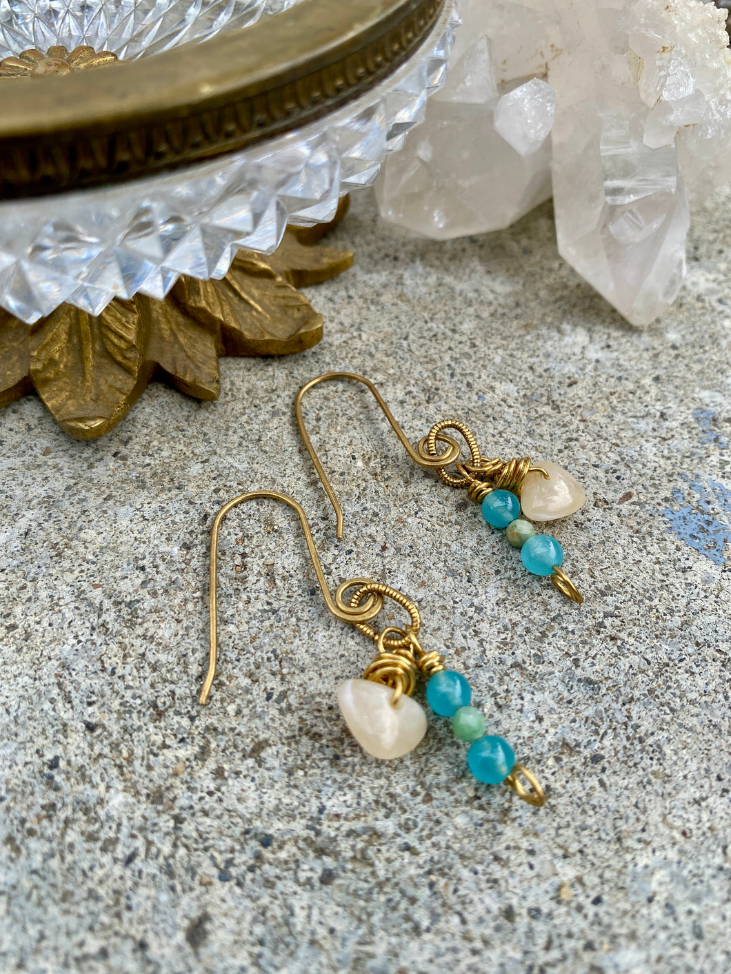 Agate & Glass Drops