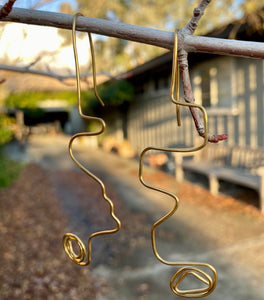 One Line Earrings