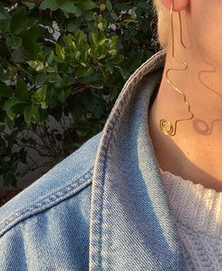 One Line Earrings