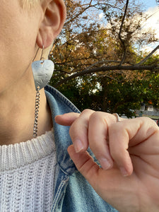 Triangle Chain Earrings