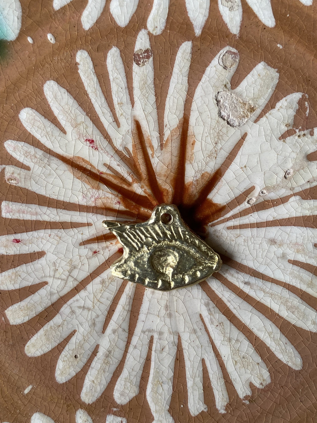 Eye of Wisdom Charm - in bronze or silver