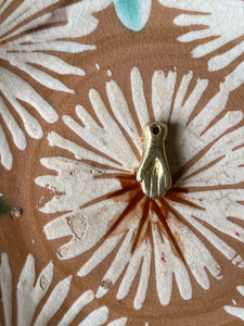 Hand of Blessing Charm in Bronze - à la carte or with chain